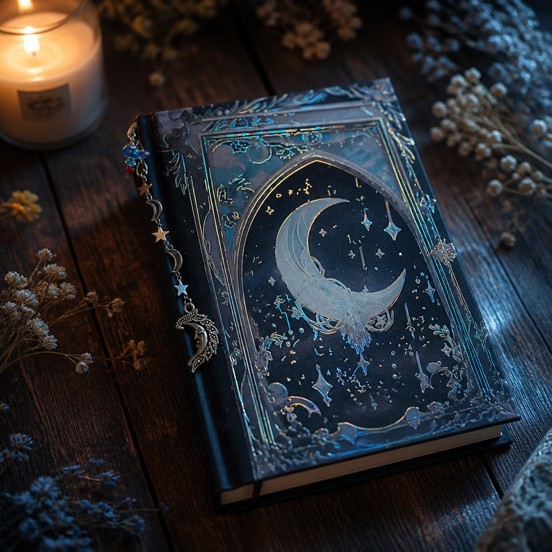 Marque-pages argentés 🌙