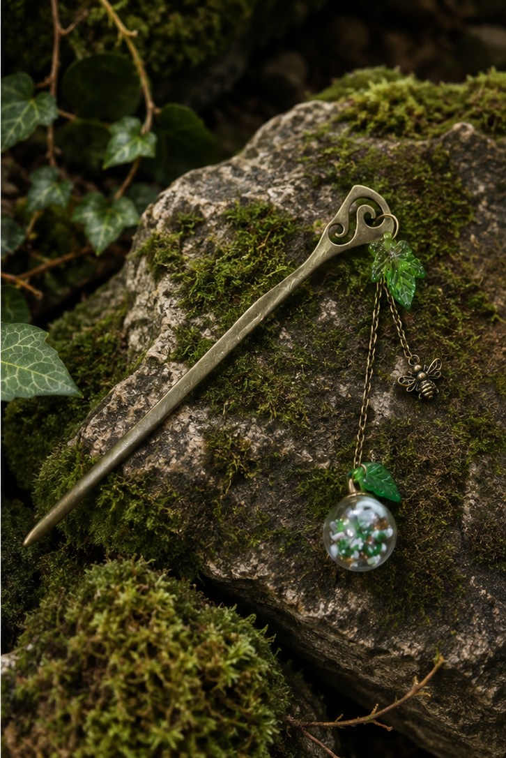 Pique à cheveux – Nature enchantée