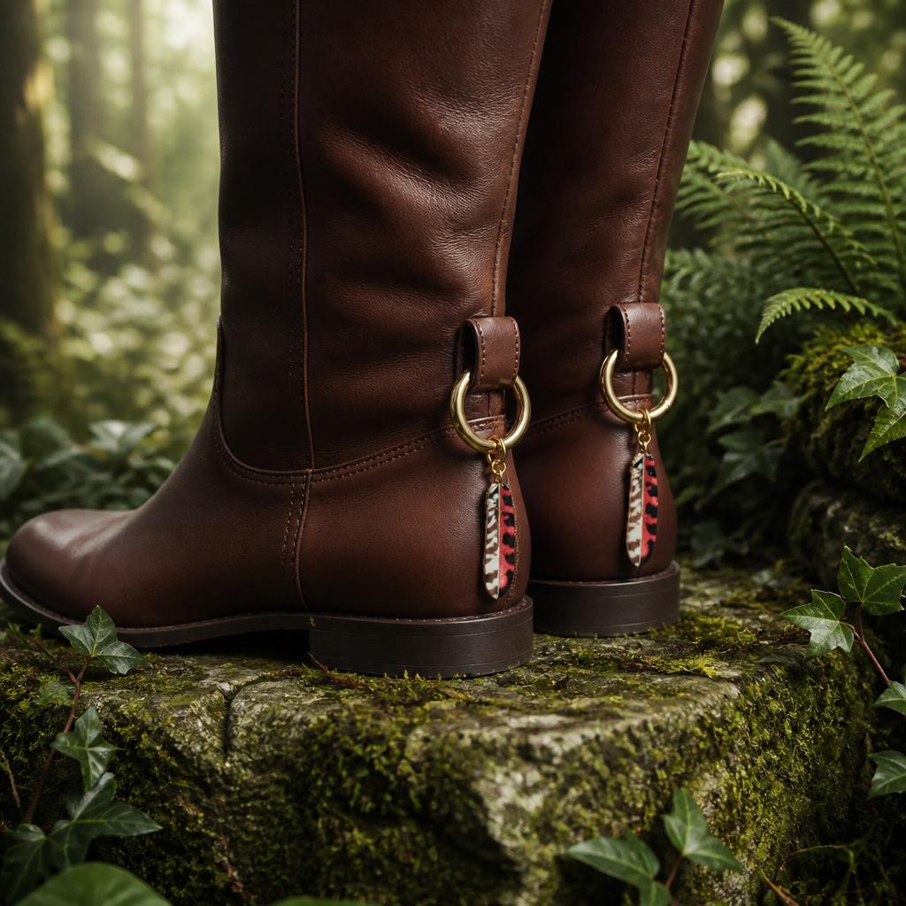 Bijoux de chaussures – Plumes sauvages