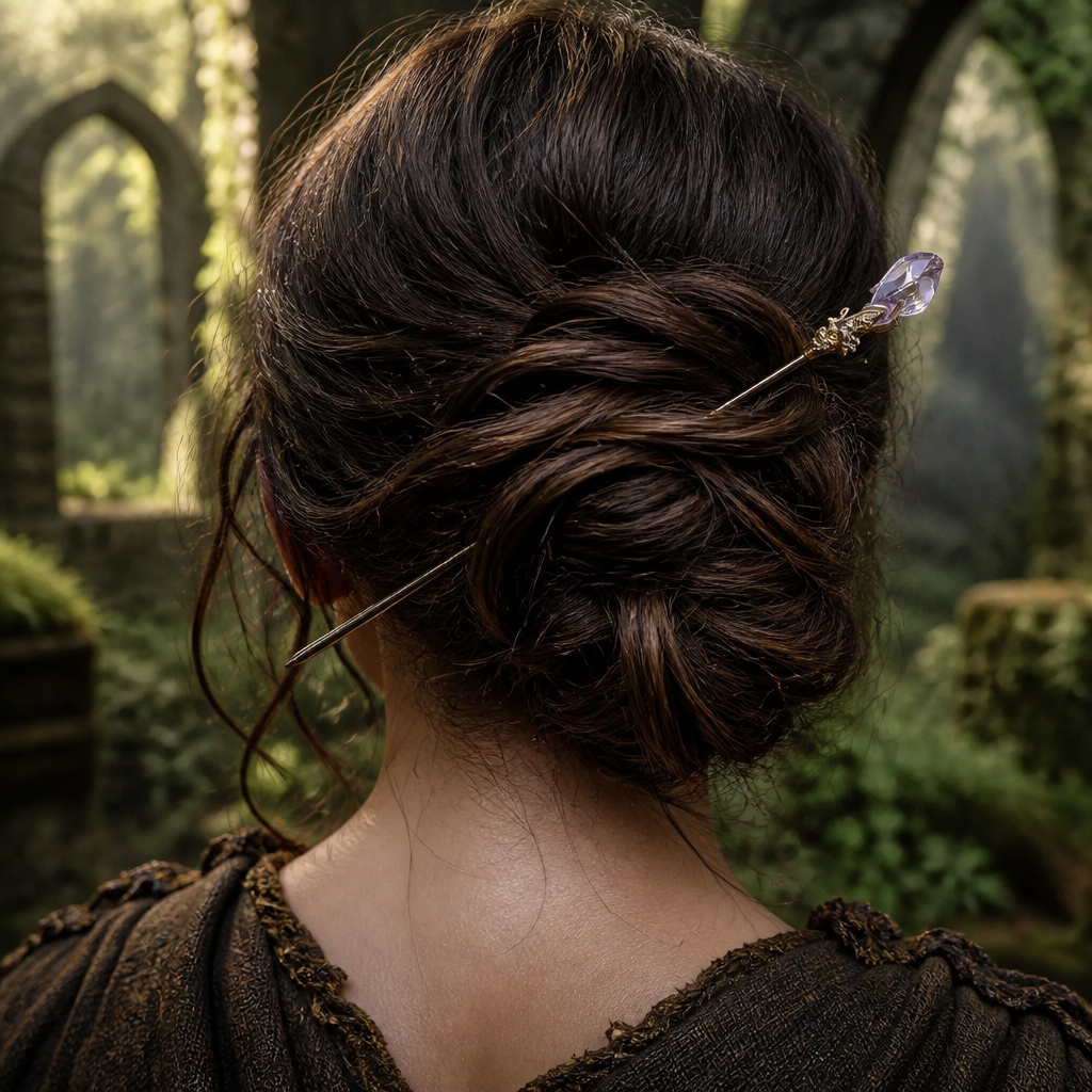 Pique à cheveux – Cristal