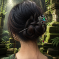 Pique à cheveux – Papillon exotique