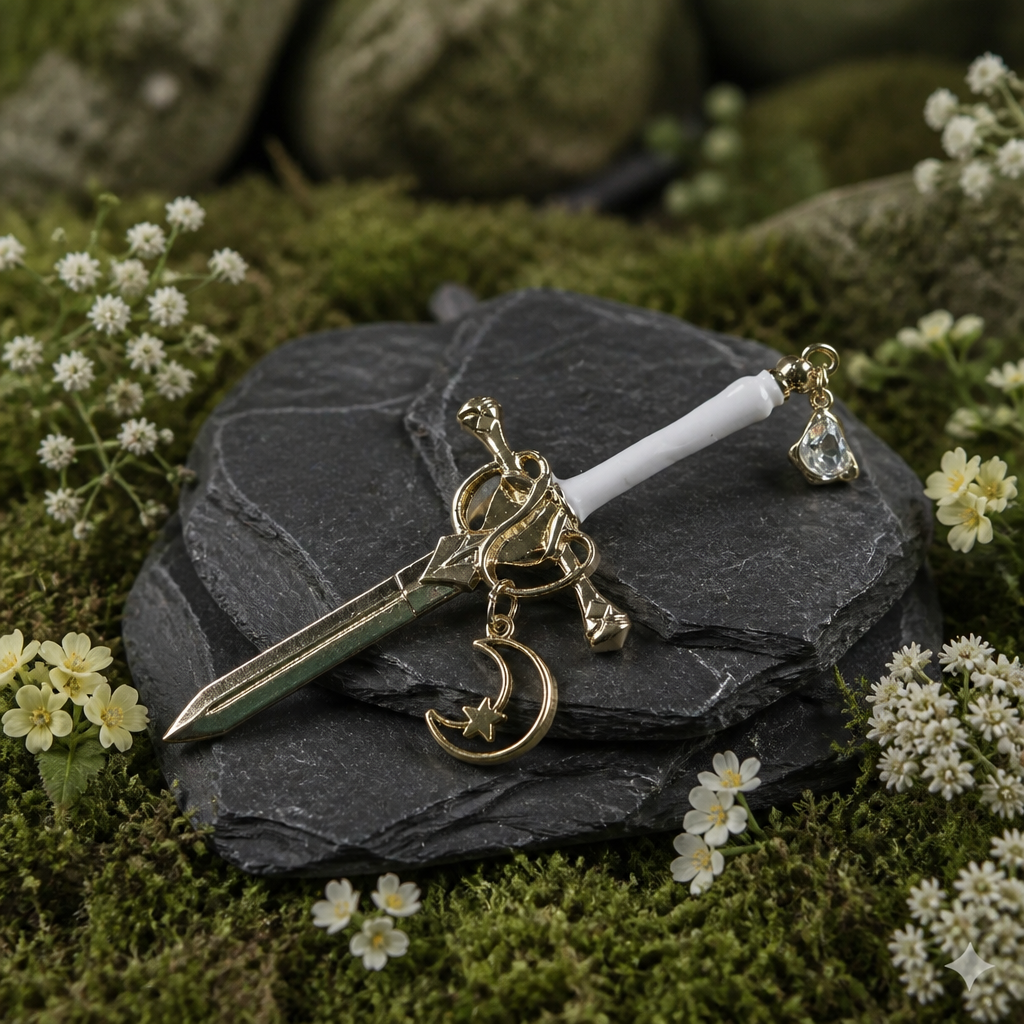 Pique à cheveux – Épée céleste