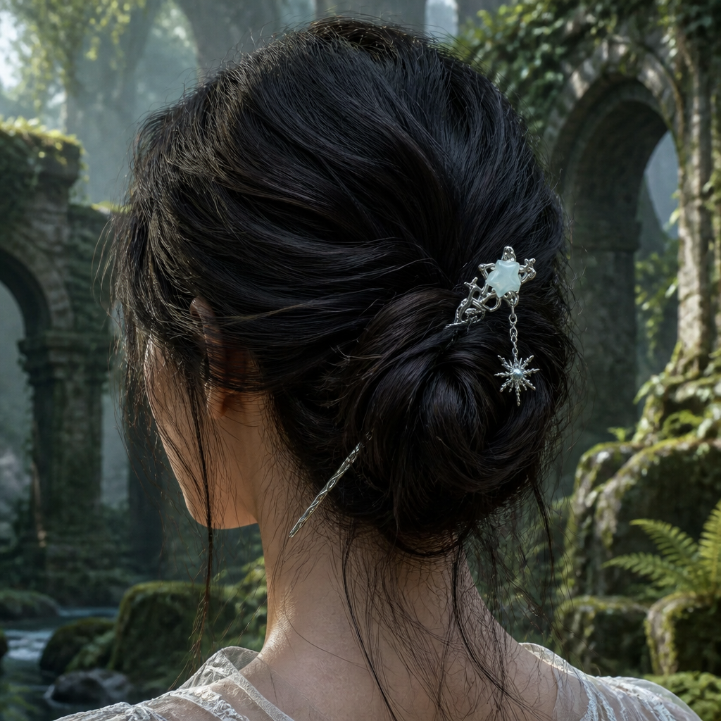 Pique à cheveux – Étoile céleste