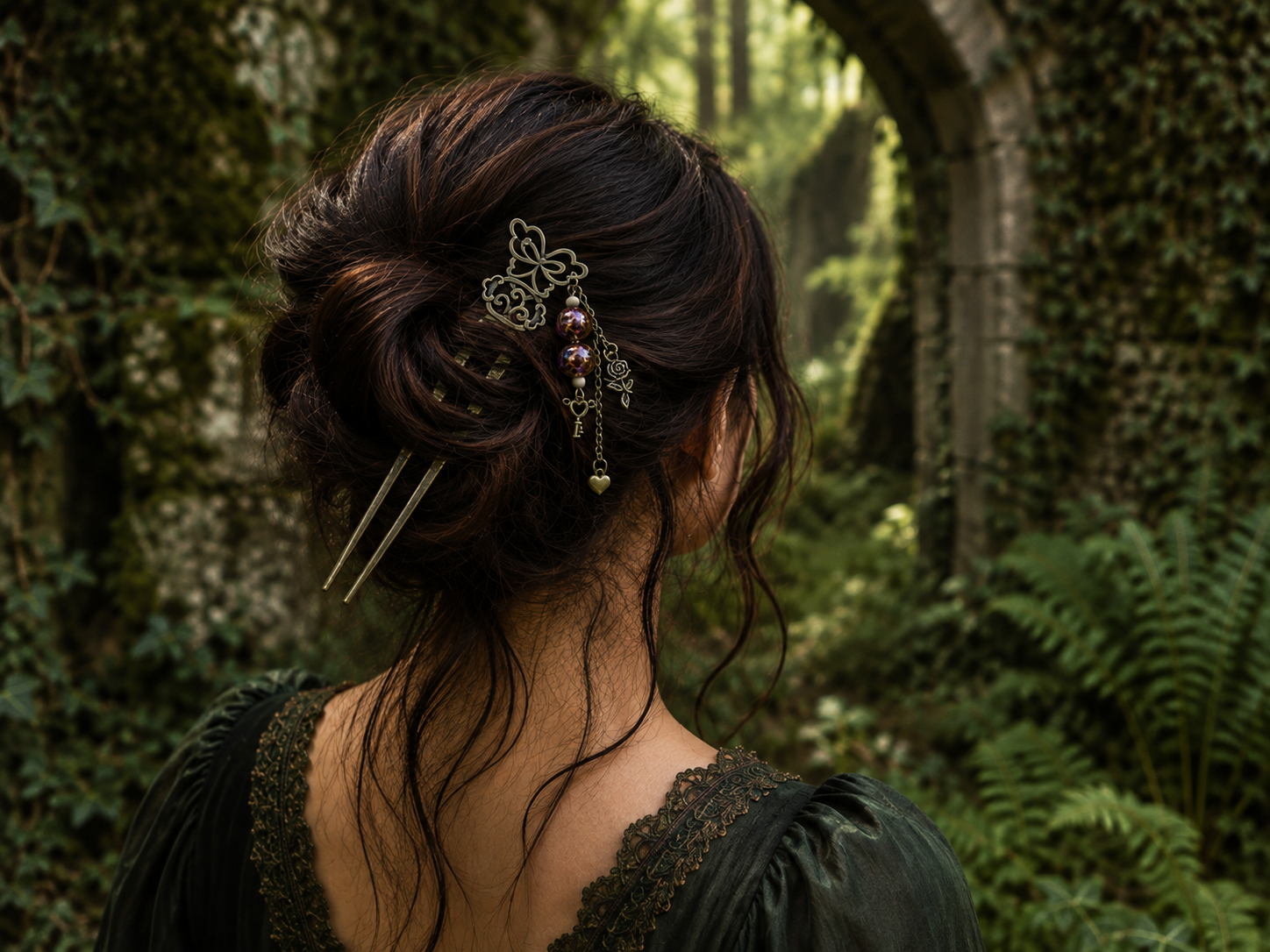 Pique à cheveux – Papillon
